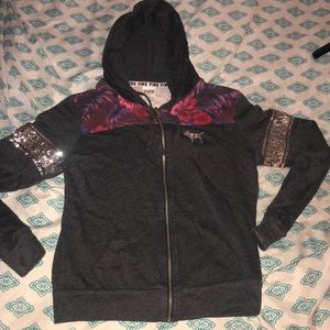 PINK Zip-up Sweatshirt